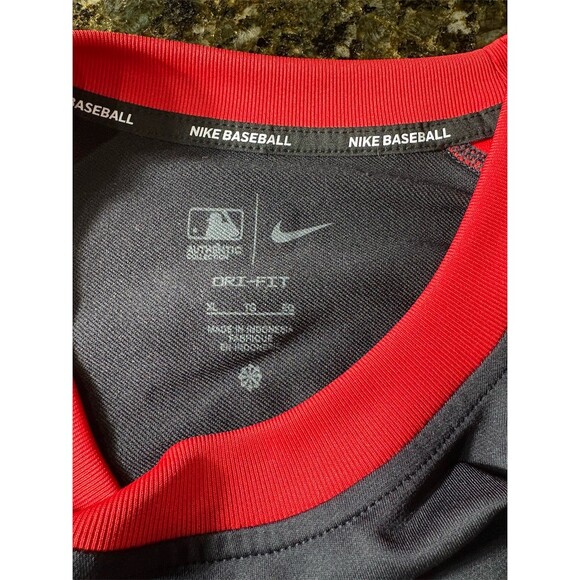 Nike Washington Nationals MLB Long Sleeve Performance Shirt Blue Men's XL - Picture 6 of 6